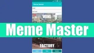 Meme Master: Indie Android App Showcase UI Update