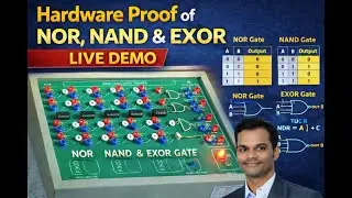 Аппаратная демонстрация логических элементов NOR, NAND и EXOR с использованием интегральных схем ...