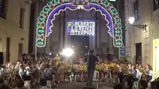 Concerto di ferragosto della banda musicale citt&agrave; di Paceco corso Vittorio Emanuele trapani 2018