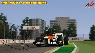Assetto Corsa - Force India VJM06  Onboard Lap At Melborune