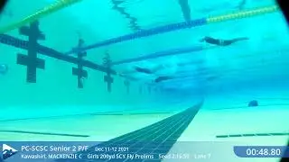 SwimClips E19 H2 Girls 200yd SCY Fly Prelims