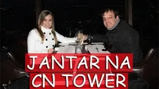 Jantar na CN Tower | Restaurante Giratório ❄ Dia 7 #viciodeferias