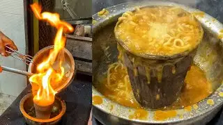 Tandoori Maggi PRO MAX😱😱 ऐसी ज़बरदस्त मैगी कभी नहीं देखी होगी आपने😳😳 Indian Street Food | Nagpur