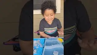 Unboxing Kinetic Sand Splash @IzayahsReviews