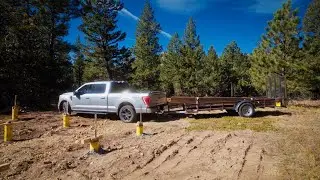 Ep. 3 - Colorado Cabin Build - Concrete, 32-Hour Road Trip to Get Beams