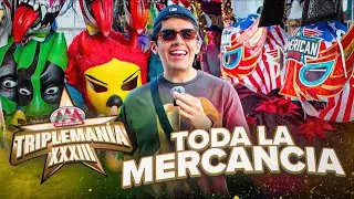 TODO lo que venden afuera de TRIPLEMANIA XXXIII 💸 Arena CDMX 🇲🇽