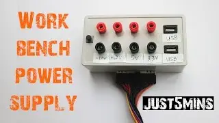 Make a Multi Function Power Supply for all your home projects - Just 5 mins