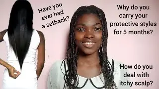 RELAXED HAIR Q N A #5 // HIP LENGTH RELAXED HAIR // HAIRLISTABOMB