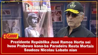 PR José Ramos Horta sei husu Prabowo kona-ba Paradeiru Restu Mortais Saudozu Nicolau Lobato nian