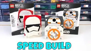 LEGO Star Wars Brick Sketches Speed Build - LEGO Sets # 40391 & 40431