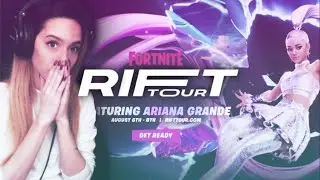 EVENTO FORTNITE: RIFT TOUR | ARIANA GRANDE | REACCIÓN