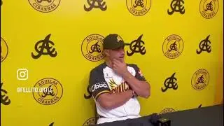 Declaraciones del Manager de las Águilas Cibaeñas Luis Urueta 