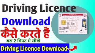 DL Kaise Download Kare | Driving Licence Download | Driving Licence Kaise Download Karen
