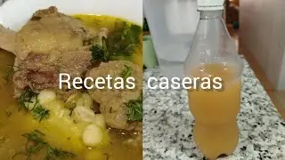 Preparando caldo o sopa de albóndigas de plátano verde +binagre de guineo #cocina #receta #almuerzo 