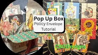 🎬 Scrap-Busting Pop-Up Box Cards! | Fits Inside a Graphic 45 Policy Envelope ✂️✨
