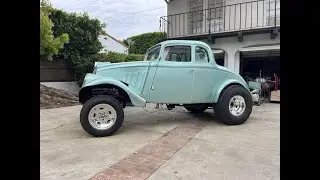 33 Willys Hemi first start
