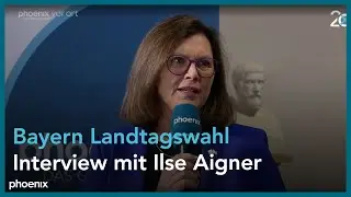 Erste Stimmungsbilder der Wahl in Bayern und Interview mit Ilse Aigner am 08.10.23