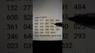 (Daily predictions) lottery numbers June 2019 pick 3&4 digits