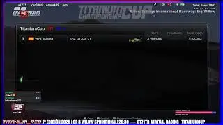 GT7 |TR  VIRTUAL RACING | TITANIUMCUP 7&ordm; EDICI&Oacute;N 2025 | GP 8 WILOW SPRINT FINAL| 20:30