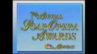 January 1991 NBC 7th Annual Soap Opera Awards promo