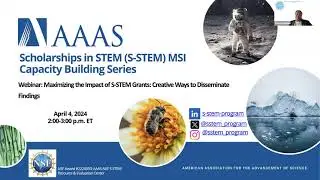 Maximizing the Impact of S-STEM Grants: Creative Ways to Disseminate Findings