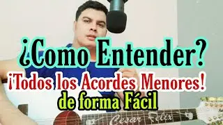 Como aprender todos los Acordes Menores de Forma sencilla | en Estilo Campirano