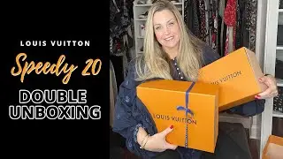 Louis Vuitton Speedy 20 Double Unboxing | New Monogram Speedy 20 | Empreinte Speedy 20