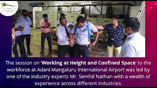 Working At Height & Confined Space In house Training At Mangalore Airport | Green World Group