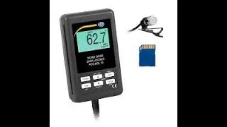 Noise Dose Data logger PCE-NDL 10 operation