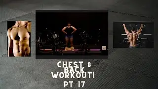 Training Chest & Back Pt 17  | Bulk getting insanely hard