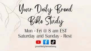 Bible Study / Genesis 22-25