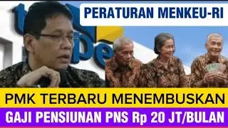PERATURAN TERBARU MENKEU-RI SOAL GAJI PENSIUNAN PNS AKHIRNYA TEMBUS RP 20 PER BULAN!