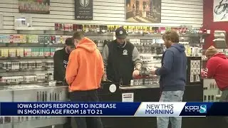 Iowa smoke shops get guidelines on new tobacco age law