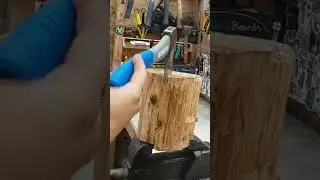 &pound;10 axe testing 🤣 #axe #wood #fun #bushcraft #survival #zombies #cool #budget