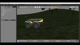 Simulation of Jackal robot in hrtac_world 
