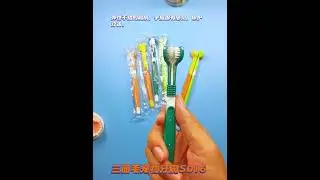 three side bristles toothbrush