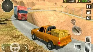 offroad cargo truck games 2022 🚗 4x4 hilux jeep driving game -Android Gameplay