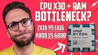 CRISI DDR5: CPU AMD AM5 X3D CON RAM LENTE O SINGLE CHANNEL (TEST) 🔥