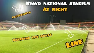 NYAYO STADIUM AT NIGHT | TESTING OF FLOODLIGHTS, SCREENS, ADVERTISING BOARDS & WATERING AT NIGHT
