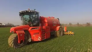 Vervaet Hydro Trike / Veenhuis Euroject / Concimazione frumento ed erbai in coltura con liquame