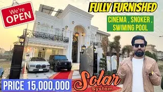 1 Kanal Fully Furnished House For Sale in Central Park Lahore | Pool , Snoker , Cinema , Solar