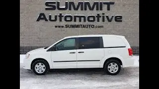 2012 DODGE GRAND CARAVAN CV CARGO VAN STONE WHITE WALK AROUND REVIEW 9C46B SOLD! www.SUMMITAUTO.com