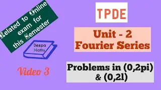 TPDE - MCQ - Unit 2 Fourier Series