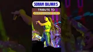 Sonam Bajwa❤️5.5M+ VIEWS !!! ￼tribute to SIDHU MOOSE WAL❤️touring US#sonambajwa#sidhumoosewala#viral