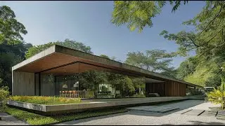 Modern Concrete House Designs That Make Single-Level Living Elegant