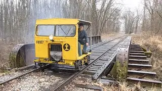1950 Illinois Central S2 Speeder first run on rails in 10+ years