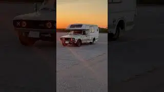 Datsun 620 rv nada como una rodada al atardecer #datsun #datsun620 #datsunrv #datsunchinook #ratsun