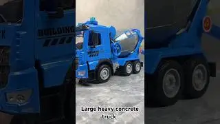 Cement mixer concrete mixer truck mini construction Auto transport #truck #diecast #shorts