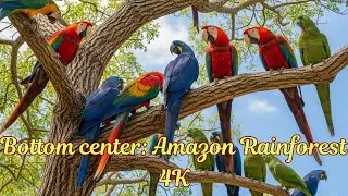 Amazon Rainforest 4K &ndash; Relaxing Walk from Forest Floor to Sunlit Canopy | Animal Lovers Land