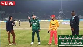 Pakistan vs Zimbabwe LIVE Match | Tri Series 2025 | Playing 11 Confirmed | Pak Sports Latest Update